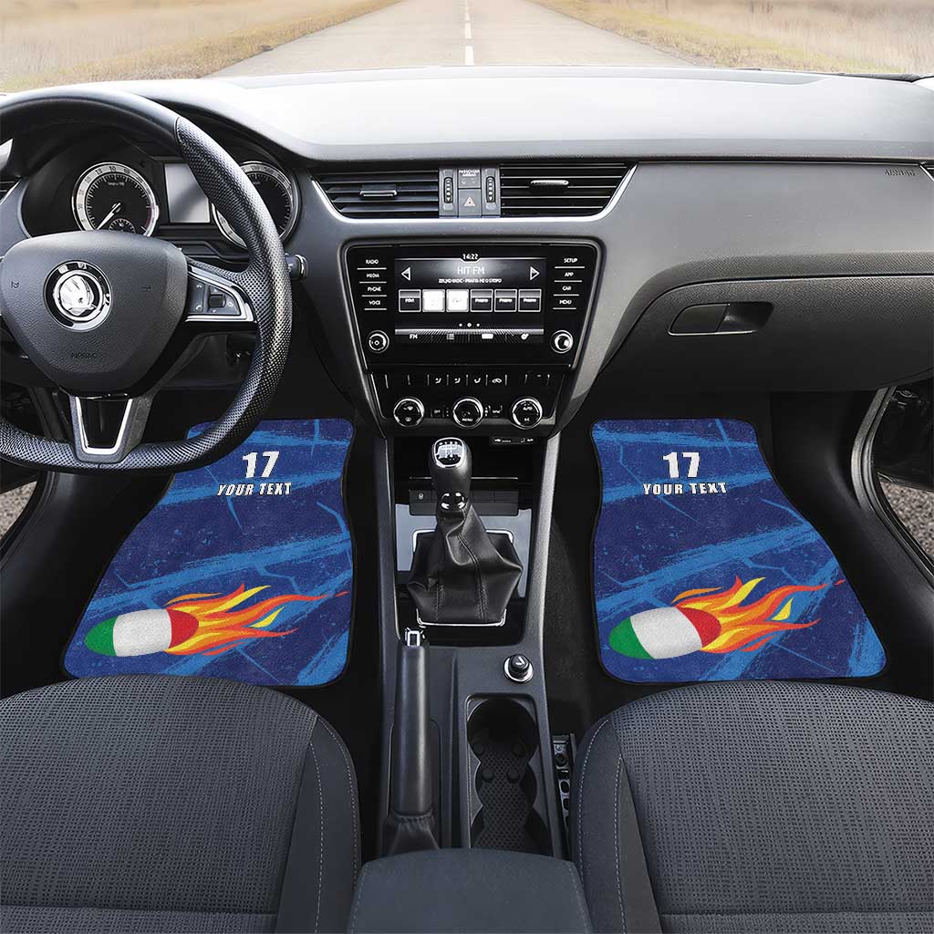 Italian Republic Rugby Custom Car Mats Sporty Style