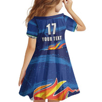 Italian Republic Rugby Custom Family Matching Summer Maxi Dress and Hawaiian Shirt Sporty Style