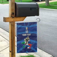 Italian Republic Rugby Custom Garden Flag Sporty Style