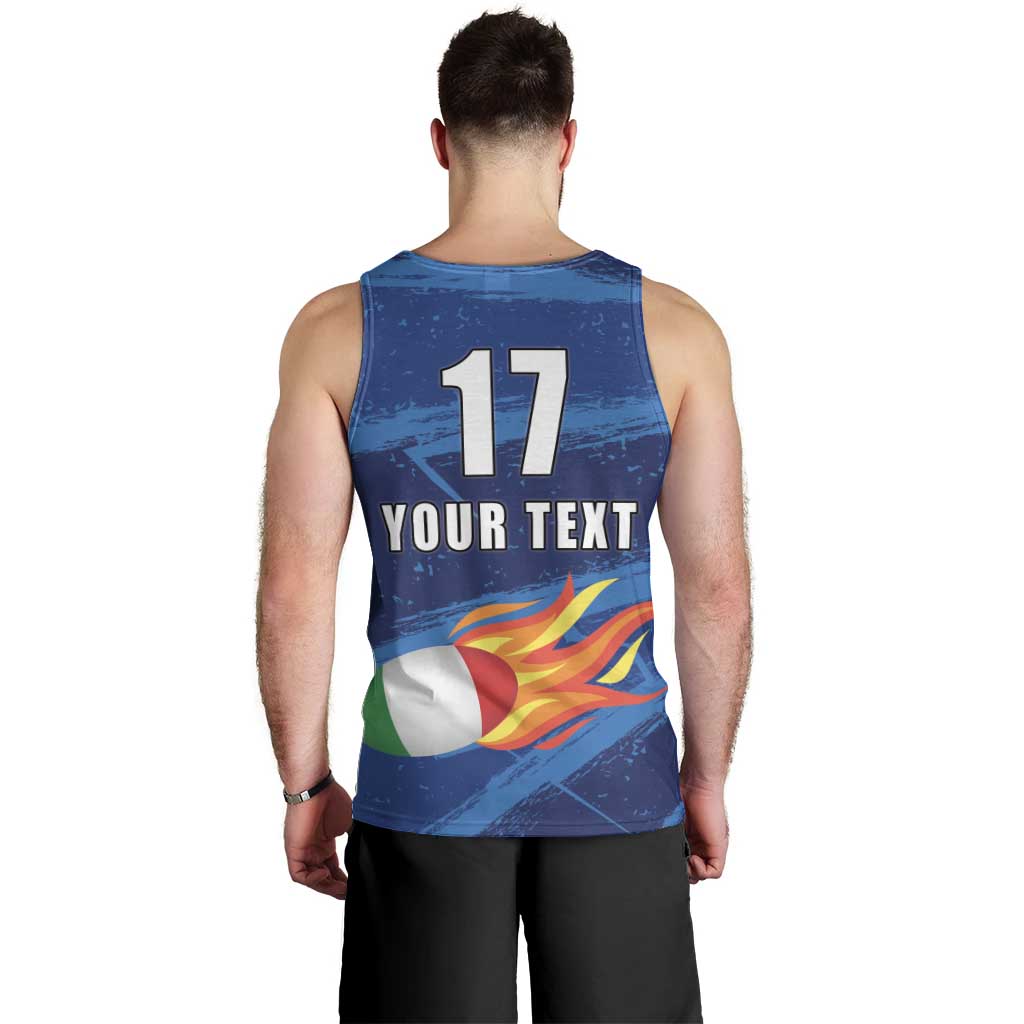 Italian Republic Rugby Custom Men Tank Top Sporty Style