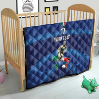 Italian Republic Rugby Custom Quilt Sporty Style