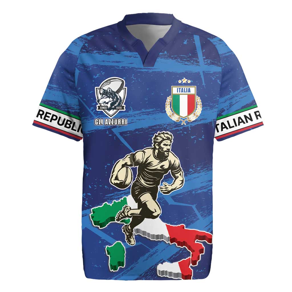 Italian Republic Rugby Custom Rugby Jersey Sporty Style