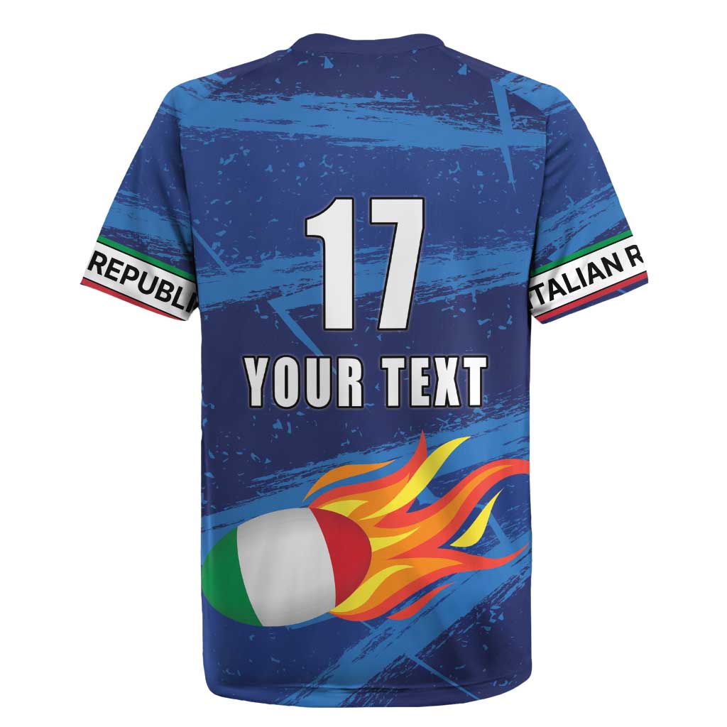 Italian Republic Rugby Custom Rugby Jersey Sporty Style