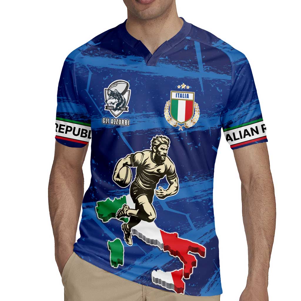 Italian Republic Rugby Custom Rugby Jersey Sporty Style