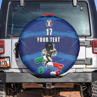 Italian Republic Rugby Custom Spare Tire Cover Sporty Style