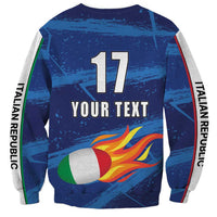 Italian Republic Rugby Custom Sweatshirt Sporty Style