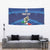 Italian Republic Rugby Custom Tapestry Sporty Style