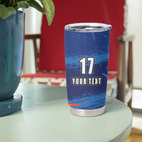 Italian Republic Rugby Custom Tumbler Cup Sporty Style