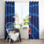Italian Republic Rugby Custom Window Curtain Sporty Style