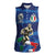 Italian Republic Rugby Custom Women Sleeveless Polo Shirt Sporty Style