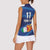 Italian Republic Rugby Custom Women Sleeveless Polo Shirt Sporty Style