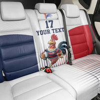 France Rugby Custom Back Car Seat Cover Come on Les Bleus White Style