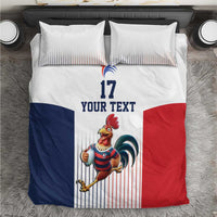 France Rugby Custom Bedding Set Come on Les Bleus White Style