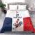 France Rugby Custom Bedding Set Come on Les Bleus White Style