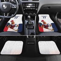 France Rugby Custom Car Mats Come on Les Bleus White Style