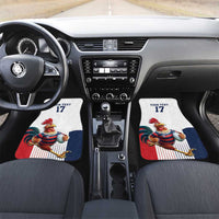 France Rugby Custom Car Mats Come on Les Bleus White Style
