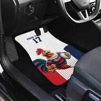 France Rugby Custom Car Mats Come on Les Bleus White Style