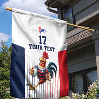 France Rugby Custom Garden Flag Come on Les Bleus White Style