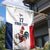 France Rugby Custom Garden Flag Come on Les Bleus White Style