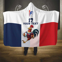 France Rugby Custom Hooded Blanket Come on Les Bleus White Style