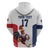 France Rugby Custom Hoodie Come on Les Bleus White Style
