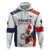 France Rugby Custom Hoodie Come on Les Bleus White Style