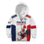 France Rugby Custom Kid Hoodie Come on Les Bleus White Style