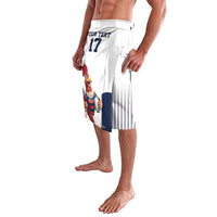 France Rugby Custom Lavalava Come on Les Bleus White Style