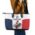 France Rugby Custom Leather Tote Bag Come on Les Bleus White Style
