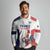 France Rugby Custom Long Sleeve Polo Shirt Come on Les Bleus White Style