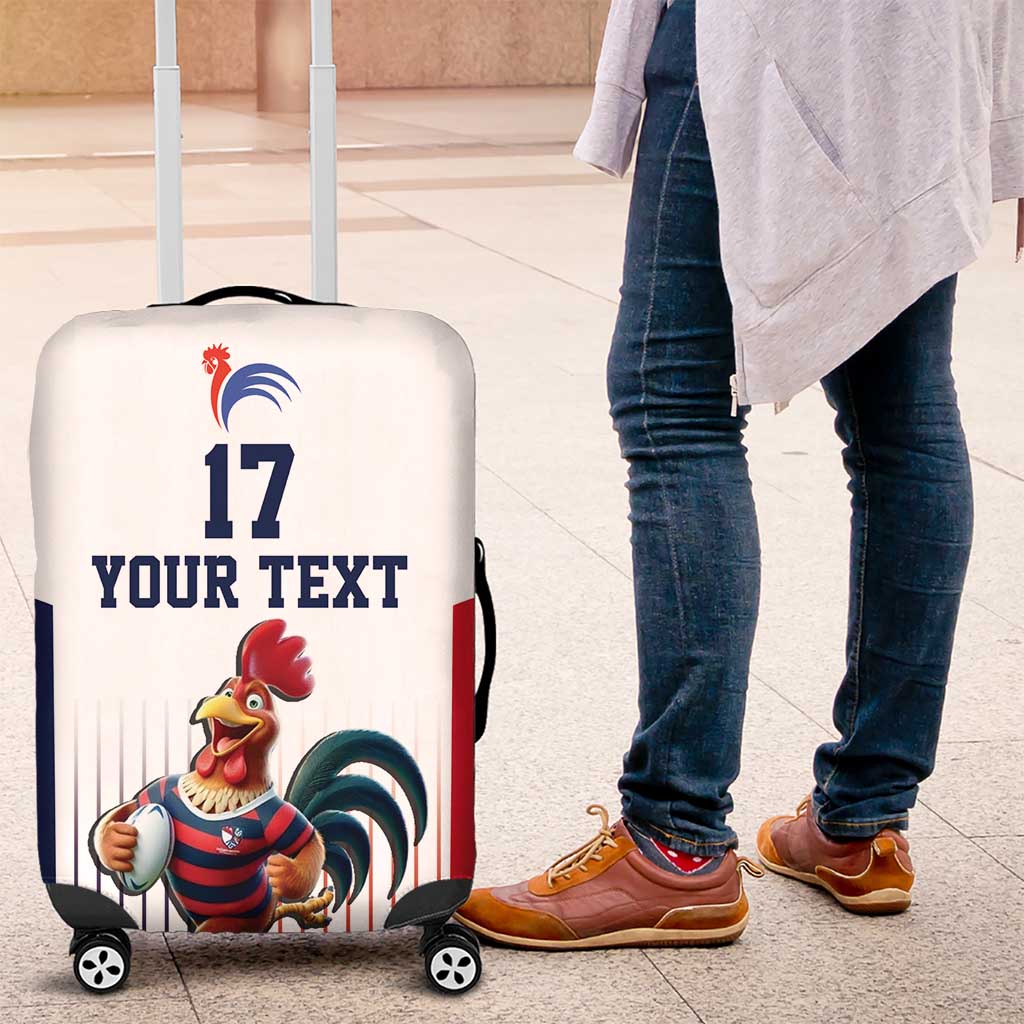 France Rugby Custom Luggage Cover Come on Les Bleus White Style