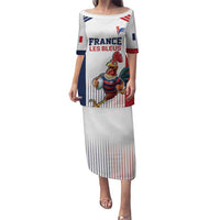 France Rugby Custom Puletasi Come on Les Bleus White Style