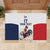 France Rugby Custom Rubber Doormat Come on Les Bleus White Style
