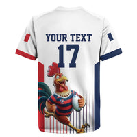 France Rugby Custom Rugby Jersey Come on Les Bleus White Style