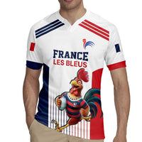 France Rugby Custom Rugby Jersey Come on Les Bleus White Style