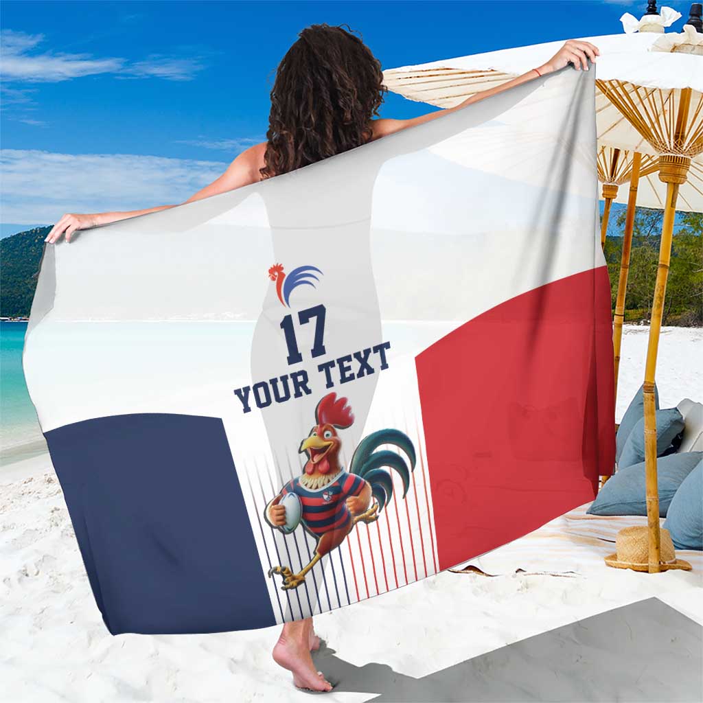 France Rugby Custom Sarong Come on Les Bleus White Style