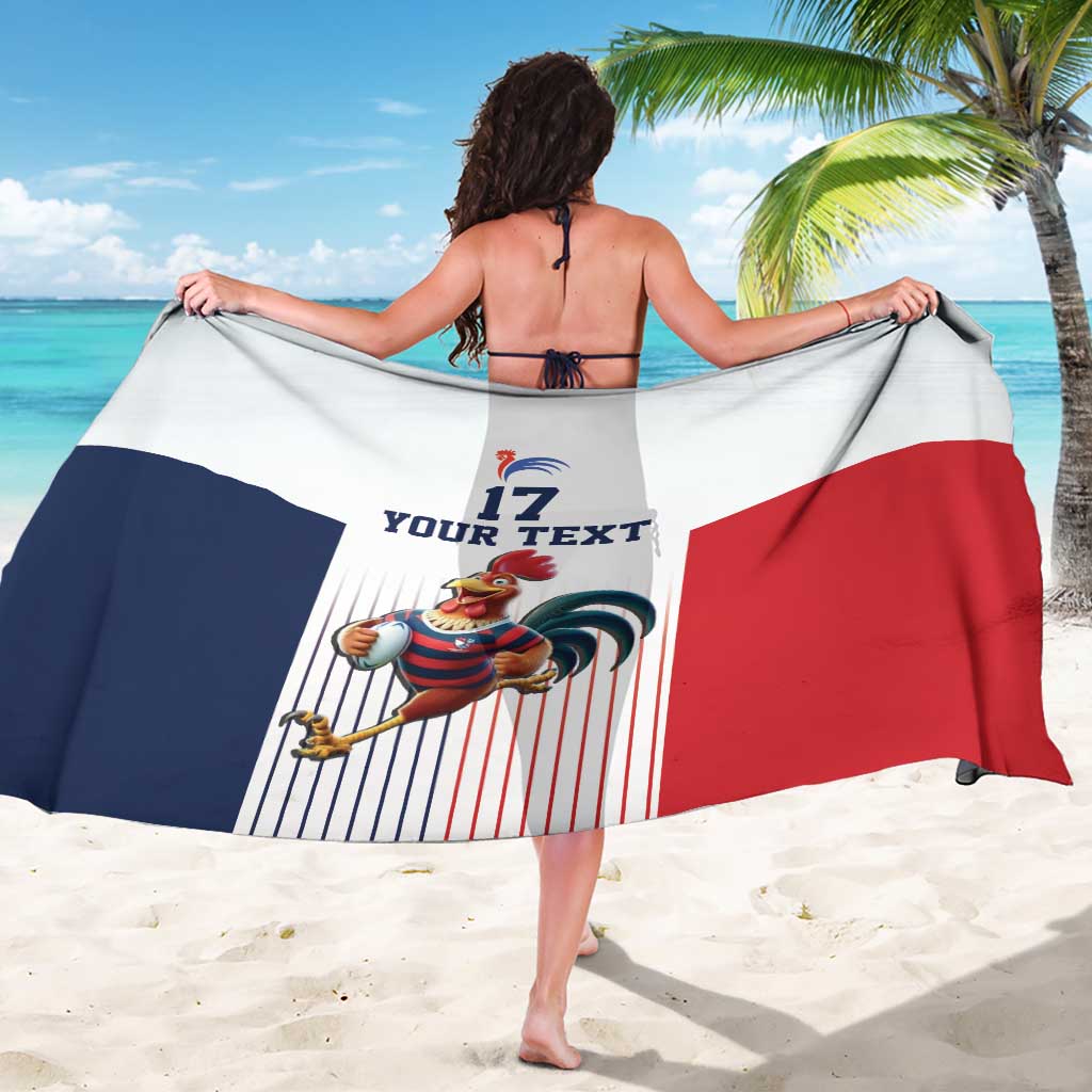 France Rugby Custom Sarong Come on Les Bleus White Style