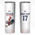 France Rugby Custom Skinny Tumbler Come on Les Bleus White Style