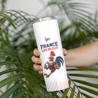 France Rugby Custom Skinny Tumbler Come on Les Bleus White Style
