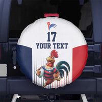 France Rugby Custom Spare Tire Cover Come on Les Bleus White Style