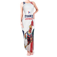 France Rugby Custom Tank Maxi Dress Come on Les Bleus White Style