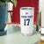 France Rugby Custom Tumbler Cup Come on Les Bleus White Style