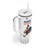 France Rugby Custom Tumbler With Handle Come on Les Bleus White Style