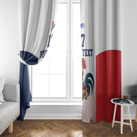 France Rugby Custom Window Curtain Come on Les Bleus White Style