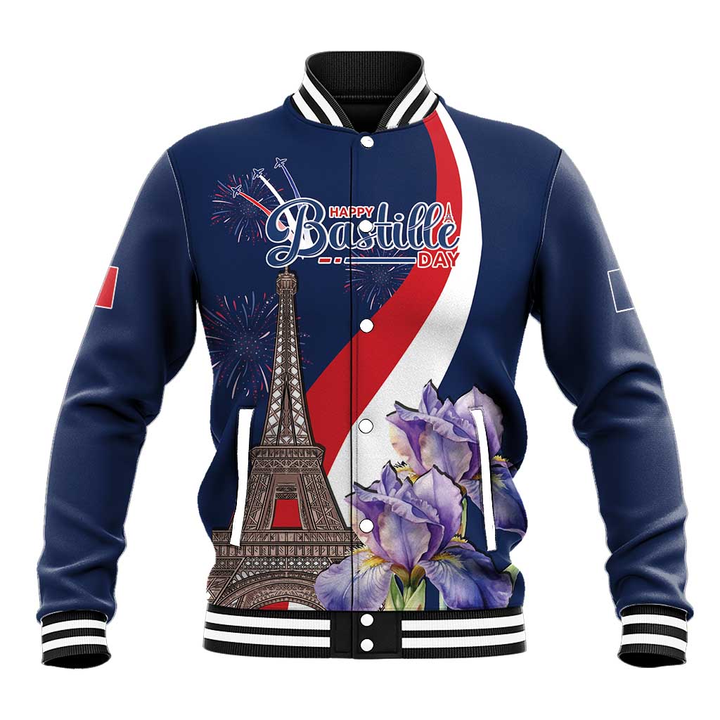 Personalized France Bastille Day Baseball Jacket Le 14 Juillet