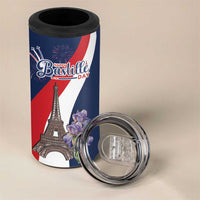 Personalized France Bastille Day 4 in 1 Can Cooler Tumbler Le 14 Juillet