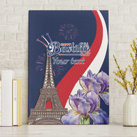Personalized France Bastille Day Canvas Wall Art Le 14 Juillet