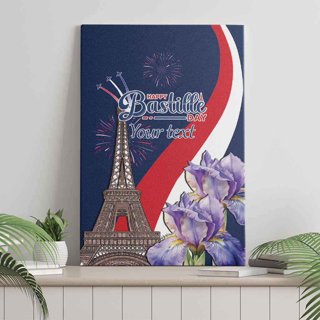 Personalized France Bastille Day Canvas Wall Art Le 14 Juillet