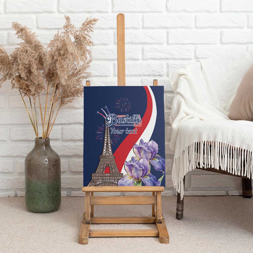 Personalized France Bastille Day Canvas Wall Art Le 14 Juillet