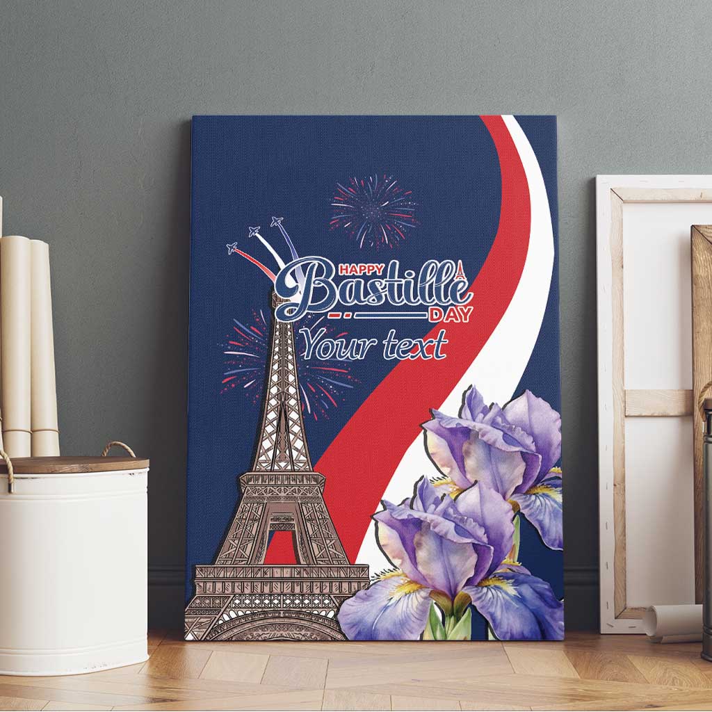 Personalized France Bastille Day Canvas Wall Art Le 14 Juillet